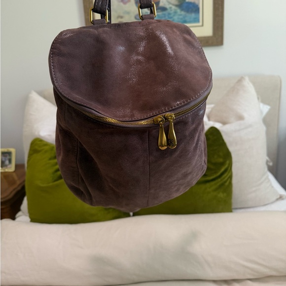RARE Hobo River Backpack Brown Suede (discontinued color) - Picture 3 of 7